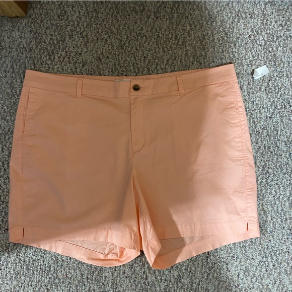 plus size Mid-Rise Twill Everyday Shorts for Women - 5-inch inseam - Picture 2 of 3